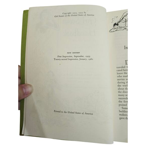 Vintage Girl Scout of America Handbook Intermediate Program Copyright 1955 USA - Picture 8 of 8